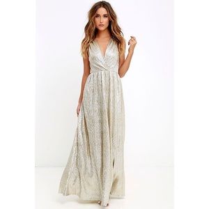 Lulus | “All that Shimmers is Gold” dress